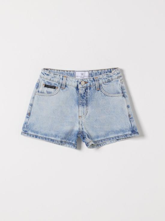 26SS [키즈] 필립 플레인 쇼츠/버뮤다 S6PHJGSH197 126 Denim