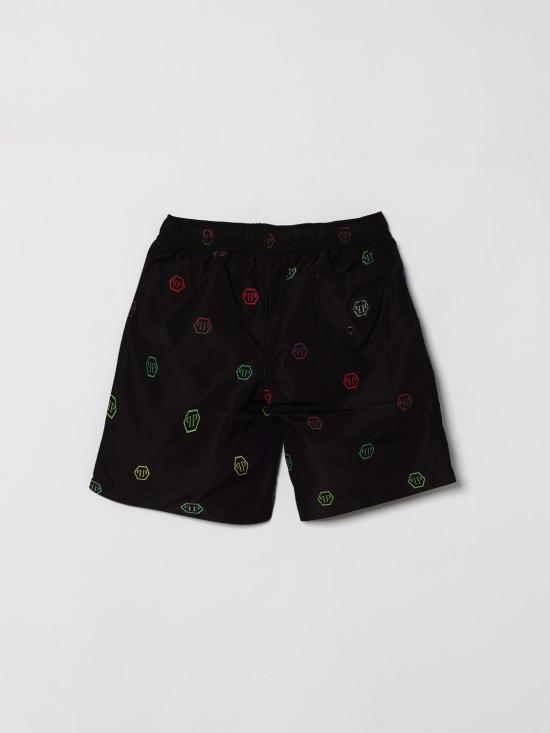 26SS [키즈] 필립 플레인 스윔팬츠 S6PHJBSS240 110 Black - PHILIPP PLEIN