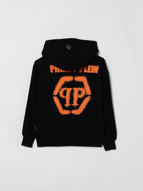 26SS [키즈] 필립 플레인 풀오버 S6PHJBZH014 110 Black - PHILIPP PLEIN