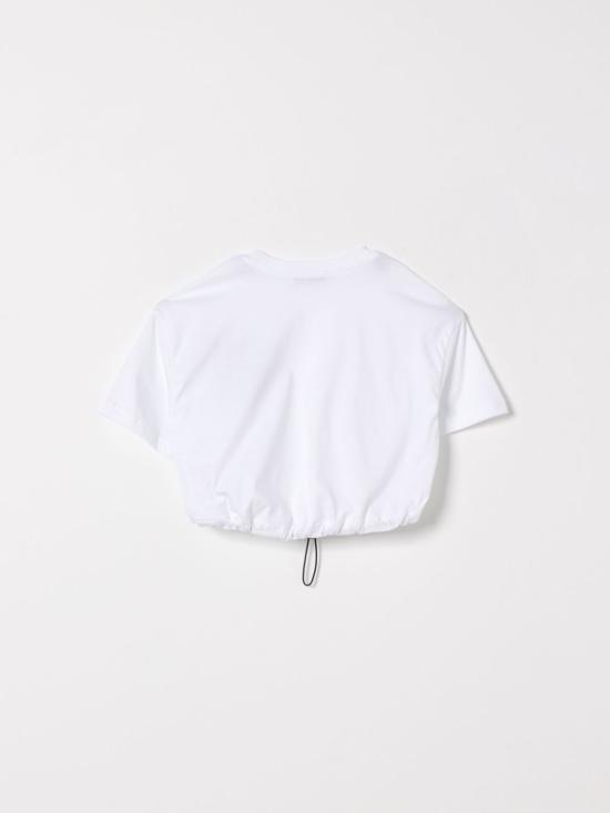 26SS [키즈] 엠에스지엠 티셔츠 S6MSJGTH106 001 White - MSGM