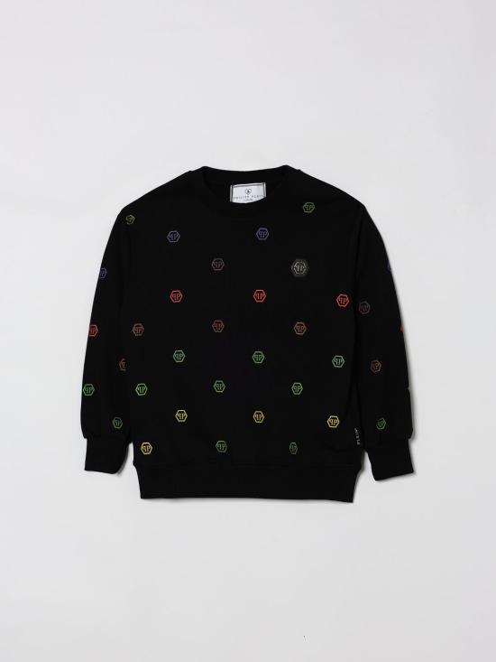 26SS [키즈] 필립 플레인 풀오버 S6PHJBSW009 110 Black