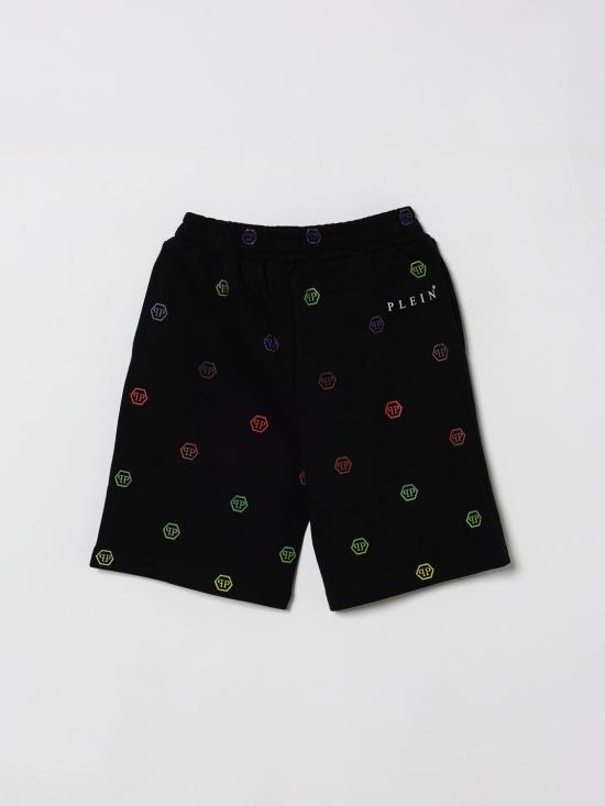 26SS [키즈] 필립 플레인 쇼츠/버뮤다 S6PHJBBE010 110 Black - PHILIPP PLEIN