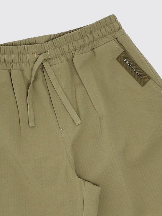 26SS [키즈] 돌체앤가바나 쇼츠/버뮤다 L44Q12FR521 S8051 Green - DOLCE & GABBANA