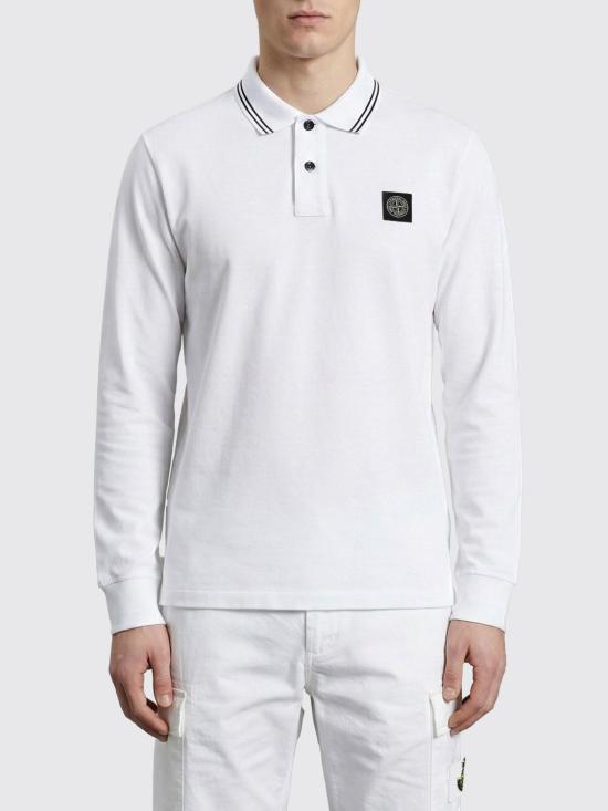 26SS 스톤 아일랜드 폴로 티셔츠 2200012S0018 V1001 White