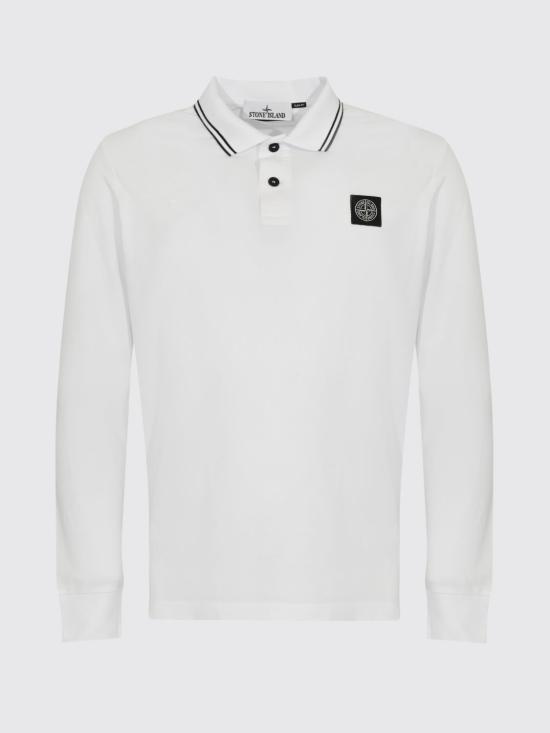 26SS 스톤 아일랜드 폴로 티셔츠 2200012S0018 V1001 White - STONE ISLAND