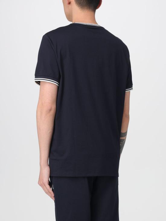 26SS 프레드페리 반팔 티셔츠 M1588 795 Blue - FRED PERRY