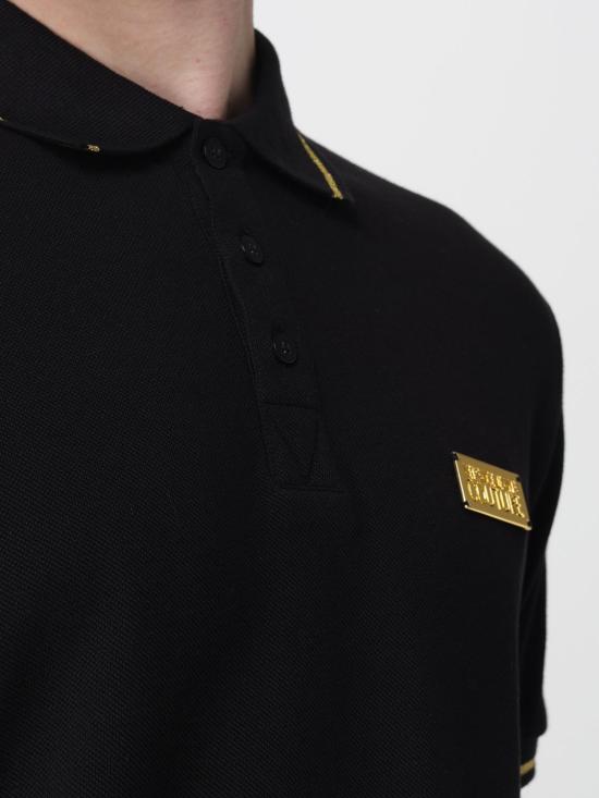 26SS 베르사체 폴로 티셔츠 80GAGT05CJ01T G89 Black - VERSACE