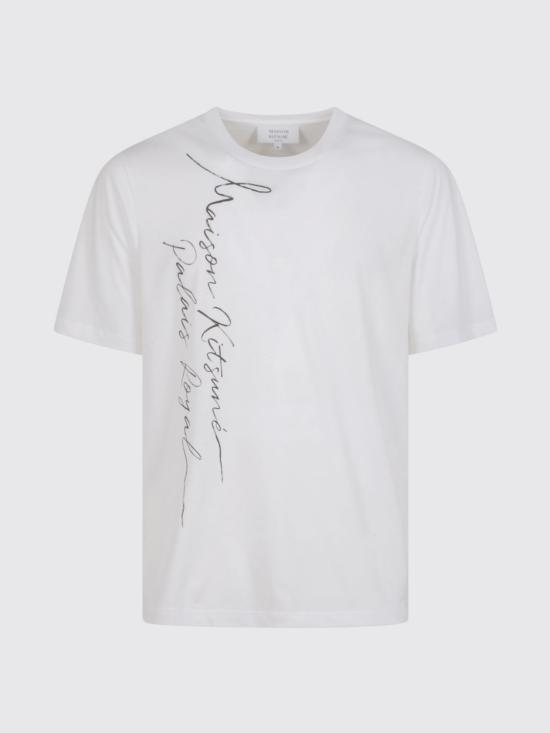 26SS 메종키츠네 반팔 티셔츠 QM00113KJ7036 P100 White - MAISON KITSUNE