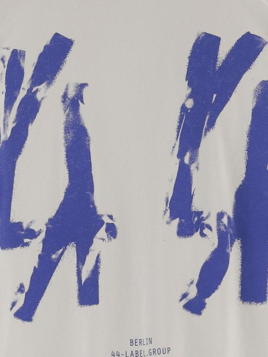 26SS 44레이블 반팔 티셔츠 B0030556FA724 P779 White - 44 LABEL