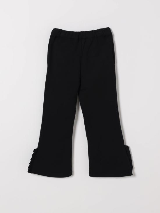 26SS [키즈] 마르니 스트레이트 팬츠 M01811M00V1 0M900 Black - MARNI