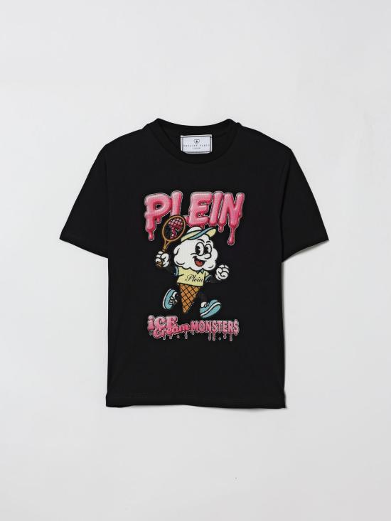 26SS [키즈] 필립 플레인 티셔츠 S6PHJGTH210 110 Black