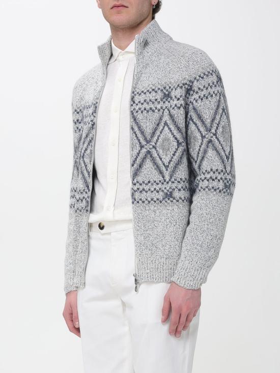 26SS 브루넬로 쿠치넬리 스웨터 MRI505416 CDY46 Grey - BRUNELLO CUCINELLI