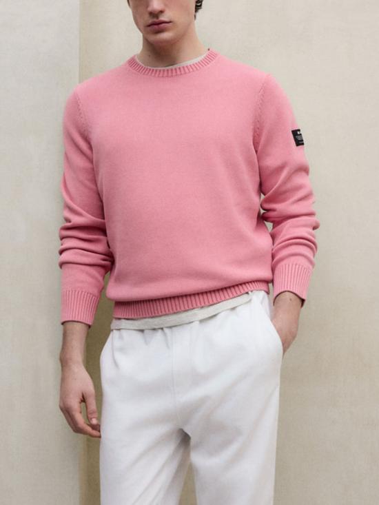 26SS 에콜프 스웨터 MCMGAKNTAIL00676S26 270 Pink - ECOALF