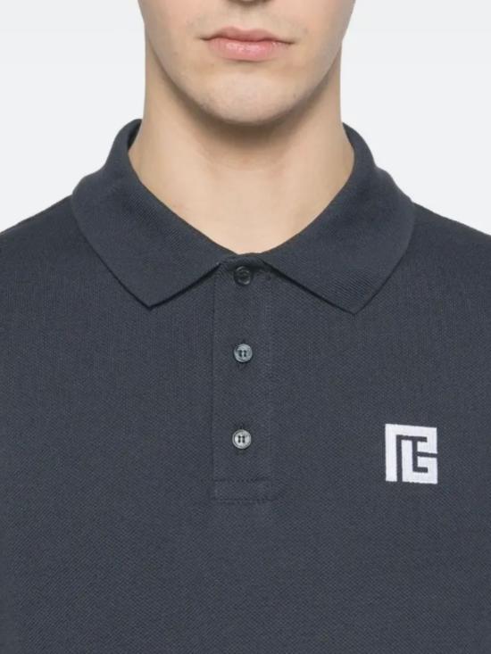 26SS 발망 반팔 티셔츠 GH1GB085BC87 SIV Blue - BALMAIN