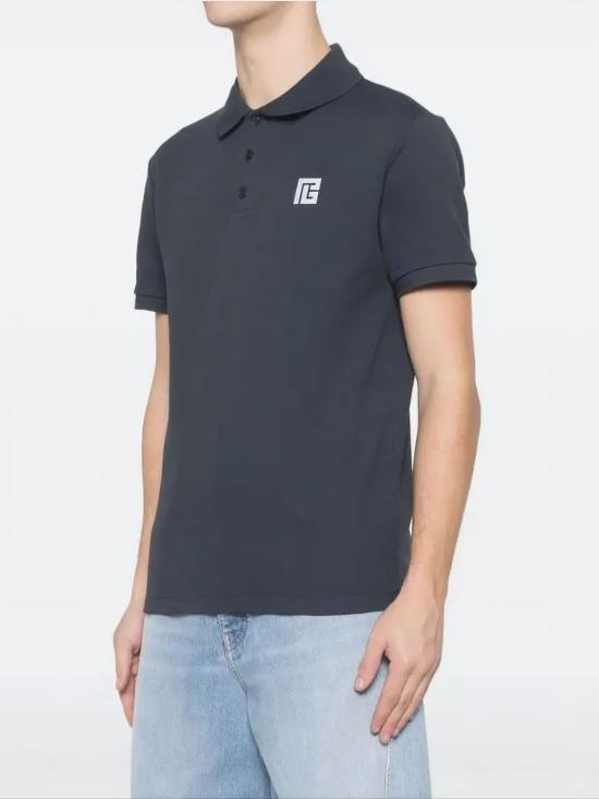 26SS 발망 반팔 티셔츠 GH1GB085BC87 SIV Blue - BALMAIN