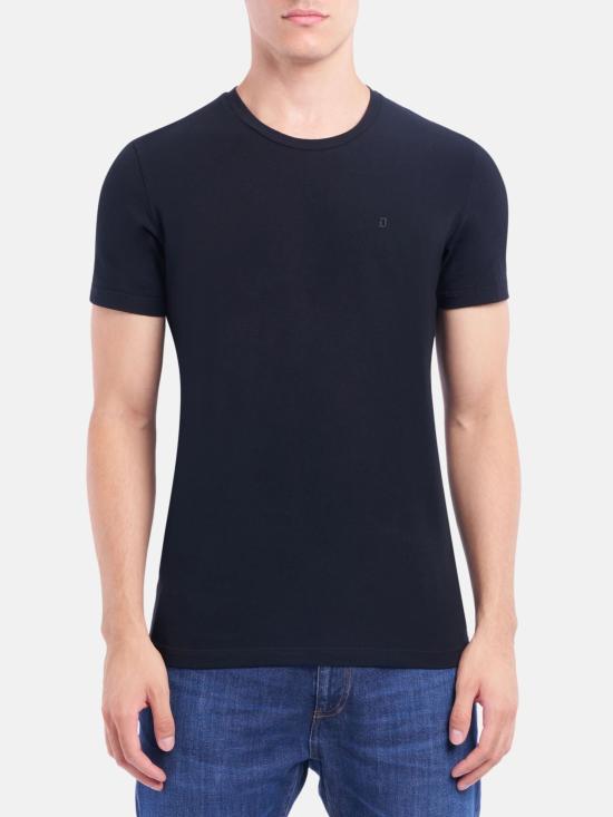 26SS 돈답 반팔 티셔츠 US221 JS0125UDU6890 Blue - DONDUP