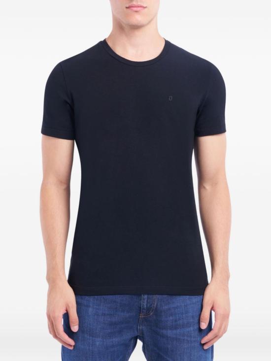 26SS 돈답 반팔 티셔츠 US221 JS0125UDU6890 Blue - DONDUP