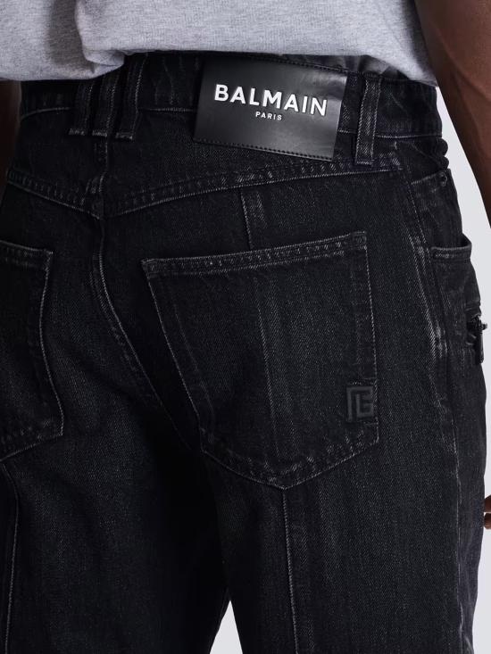 26SS 발망 데님 팬츠 GH1MI105DG13 0PC Black - BALMAIN