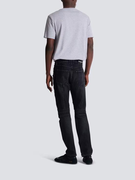 26SS 발망 데님 팬츠 GH1MI105DG13 0PC Black - BALMAIN