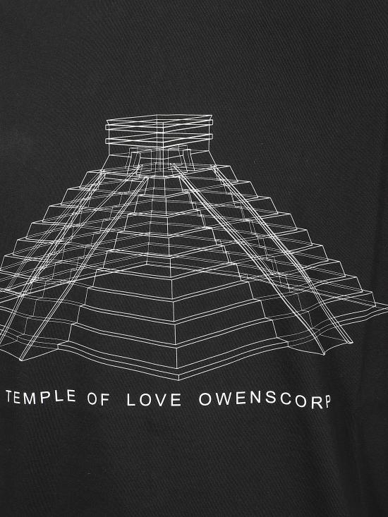 26SS 릭 오웬스 반팔 티셔츠 RR01F2232 JAEP130911 Black - RICK OWENS