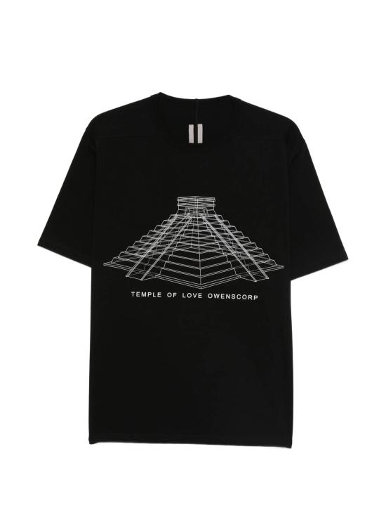 26SS 릭 오웬스 반팔 티셔츠 RR01F2232 JAEP160911 BLACK