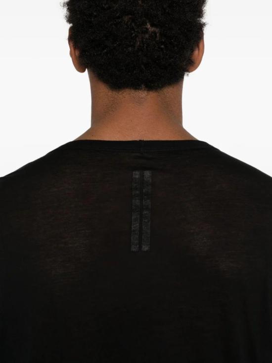 26SS 릭 오웬스 반팔 티셔츠 RR01F2279 UC09 Black - RICK OWENS