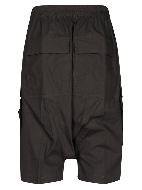 26SS 릭 오웬스 숏팬츠 RU01F2389 P09 Black - RICK OWENS