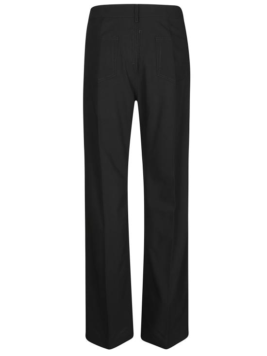 26SS 릭 오웬스 스트레이트 팬츠 RR01F2333 WLP09 Black - RICK OWENS