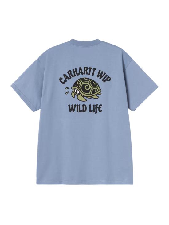 26SS 칼하트 WIP 숏슬리브 와일드 라이프 티셔츠 I036253 3HXXX Blue - CARHARTT WIP