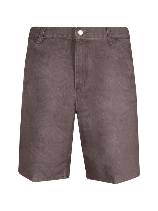 26SS 칼하트 WIP 싱글 니 쇼츠 I034797 3IS4O Brown - CARHARTT WIP