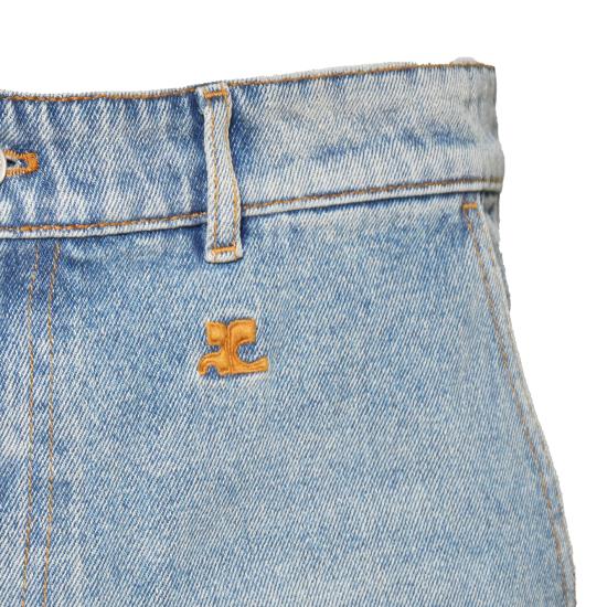 26SS 쿠레쥬 숏팬츠 126DSH077DE0058 7055 Denim - COURREGES