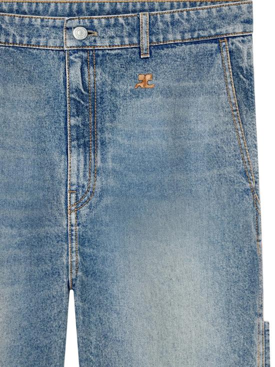 26SS 쿠레쥬 숏팬츠 126DSH077DE0058 7055 Denim - COURREGES