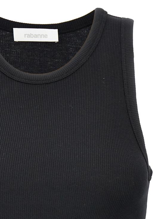 26SS 파코라반 민소매 티셔츠 24FJTE165CO0530 P001 Black - PACO RABANNE