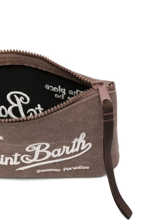 26SS 세인트바쓰 클러치/파우치 ALI0047 00246L18EMB Brown - MC2 SAINT BARTH