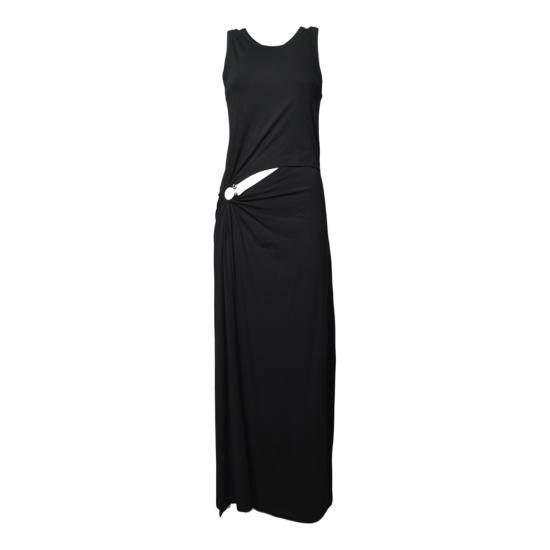 26SS 파코라반 미디 원피스 26PJRO242CO0555 P001 Nero