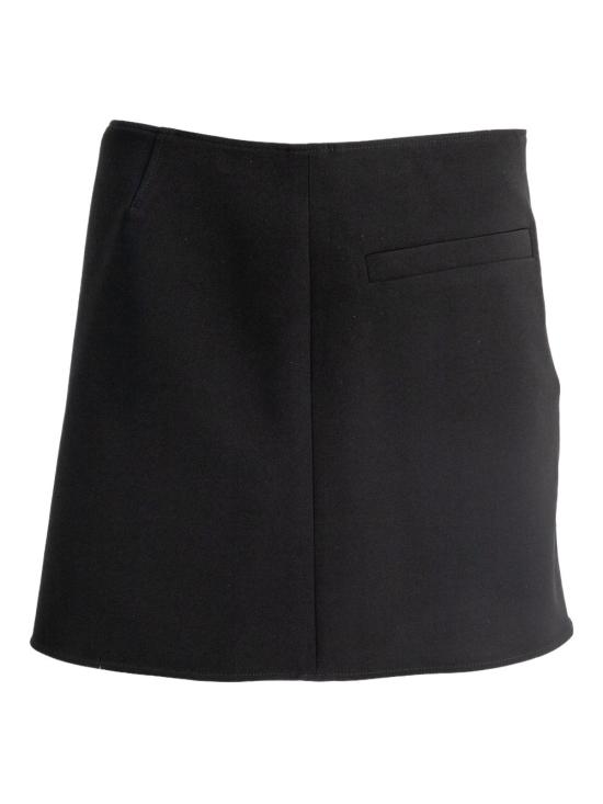 26SS 쿠레쥬 숏 스커트 126CJU330PL0159 9999 Black