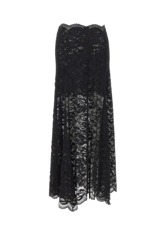 26SS 파코라반 미디 스커트 26PJJU131PA0170 P001 Black - PACO RABANNE