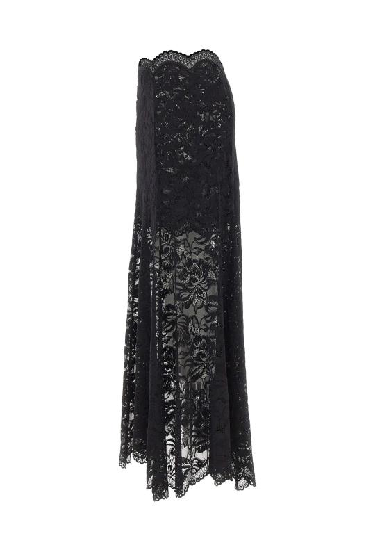 26SS 파코라반 미디 스커트 26PJJU131PA0170 P001 Black - PACO RABANNE