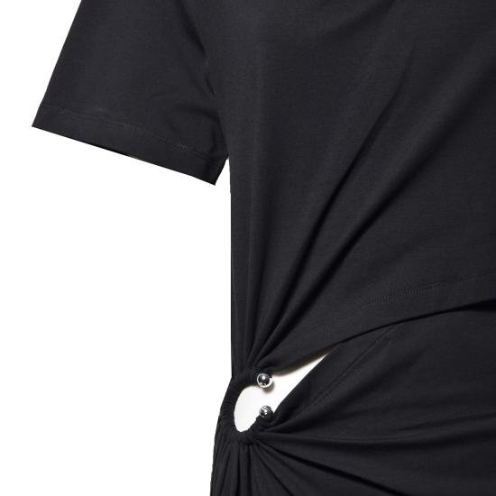 26SS 파코라반 미디 원피스 26PJRO243CO0555 P001 Nero - PACO RABANNE
