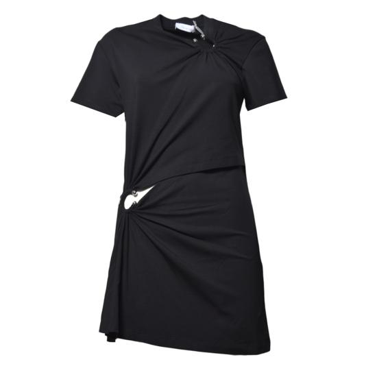 26SS 파코라반 미디 원피스 26PJRO243CO0555 P001 Nero