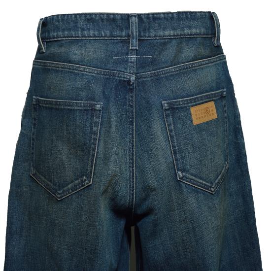 26SS MM6 메종마르지엘라 스트레이트 레그 진 SH0LA0038M30063 961 Nero lavato - MM6 MAISON MARGIELA