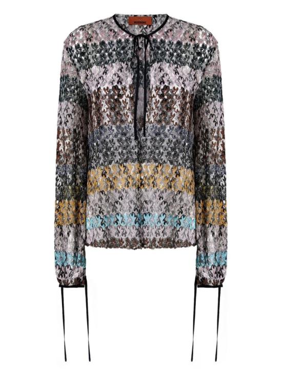 26SS 미소니 블라우스 DS25WJ0KBR012I SM9QX MultiColour