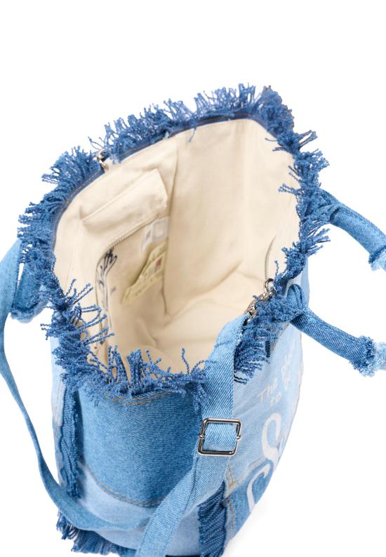 26SS [키즈] 세인트바쓰 숄더백 COL0001 00402LDENIM Denim - MC2 SAINT BARTH