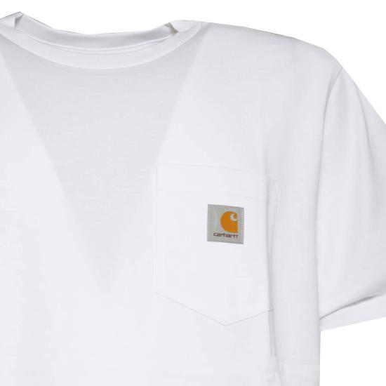 26SS 칼하트 WIP 반팔 티셔츠 I030434 02XX White - CARHARTT WIP