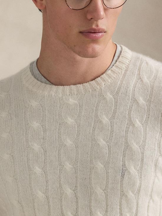 26SS 랄프 로렌 스웨터 710876728 010 Beige - RALPH LAUREN