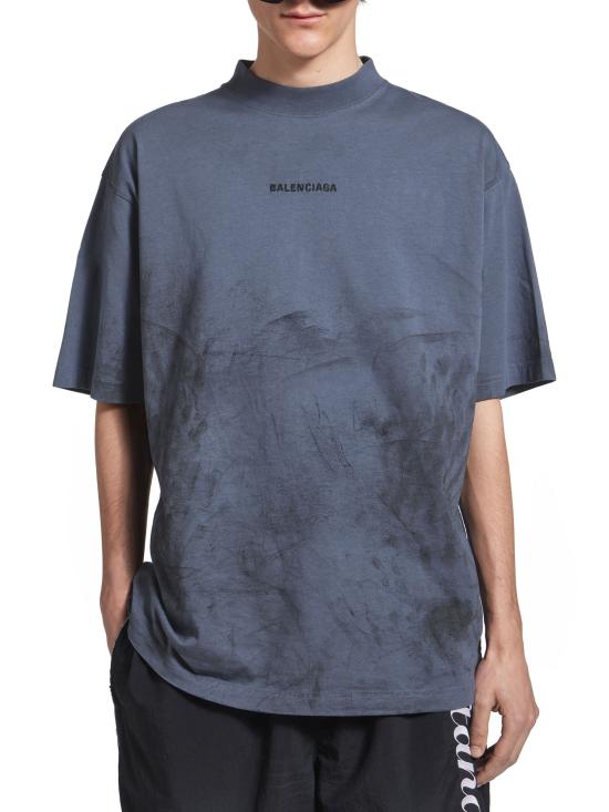 26SS 발렌시아가 반팔 티셔츠 764235 TSVC93044 Green - BALENCIAGA