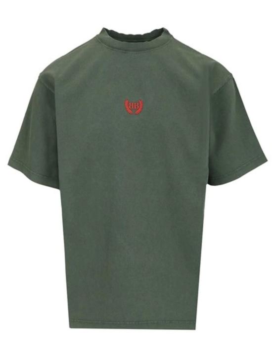 26SS 발렌시아가 로렐 클래식 티셔츠 764235 TSVC93044 Green