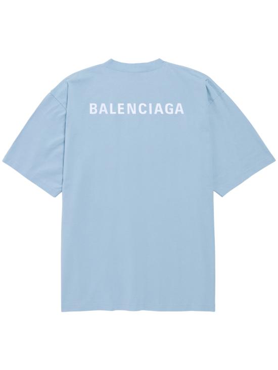 26SS 발렌시아가 반팔 티셔츠 764235 TTVJ14773 Clear Blue - BALENCIAGA