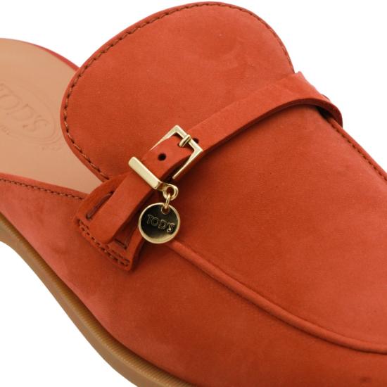 26SS 토즈 플랫 슈즈 XXW01M0KI40UFQG828 Red - TODS