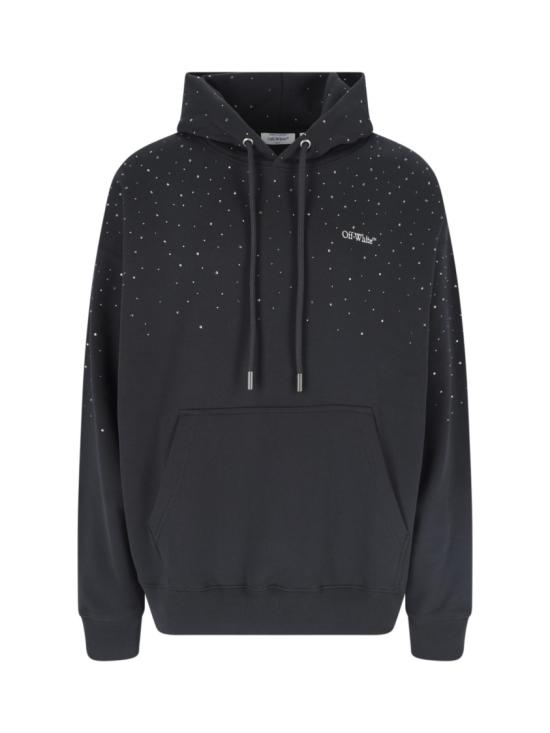 26SS 오프화이트 후드 티셔츠 44MBB085S26F01B101BLACK WHITE Black